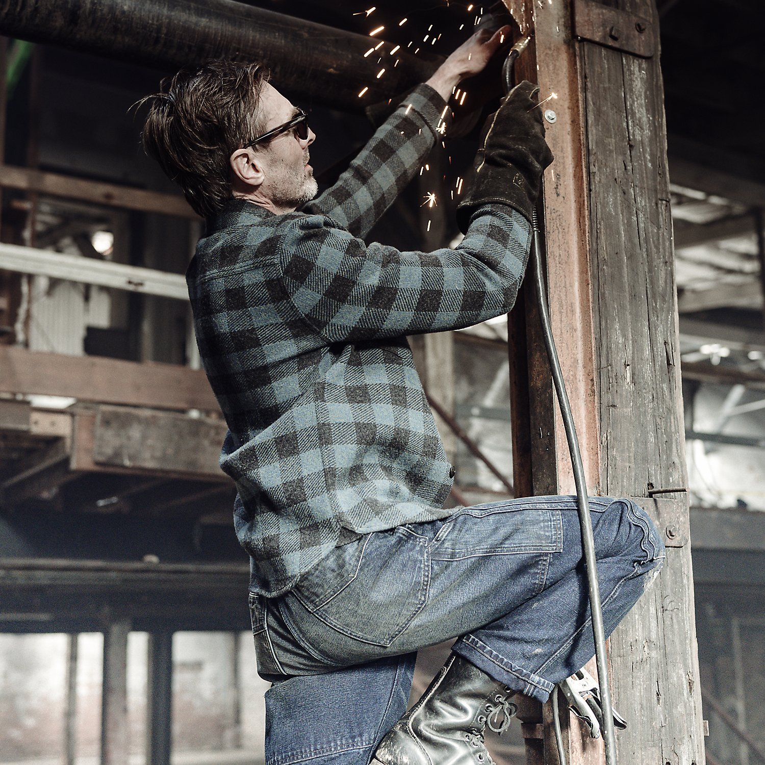 Engineer-Fit Zimmermannhose mit Bahnen von RRL