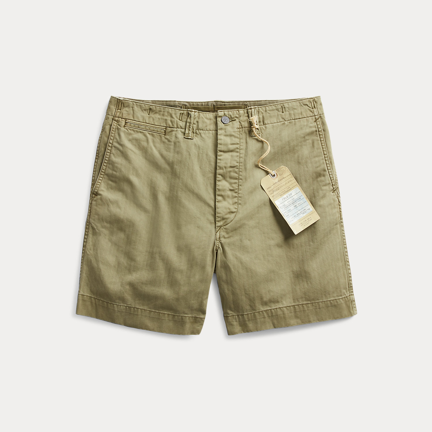 Feldshorts aus Fischgrat-Twill von RRL
