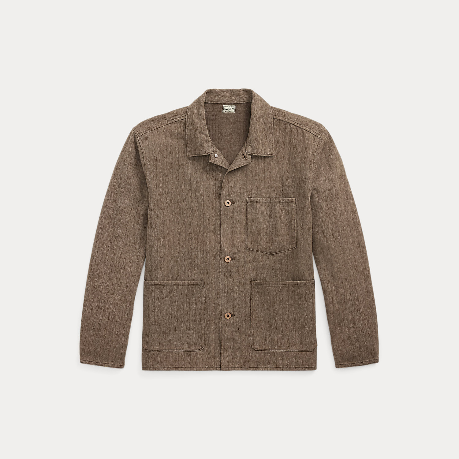 Gestreifte Jacke aus Fischgrat-Jaspé von RRL