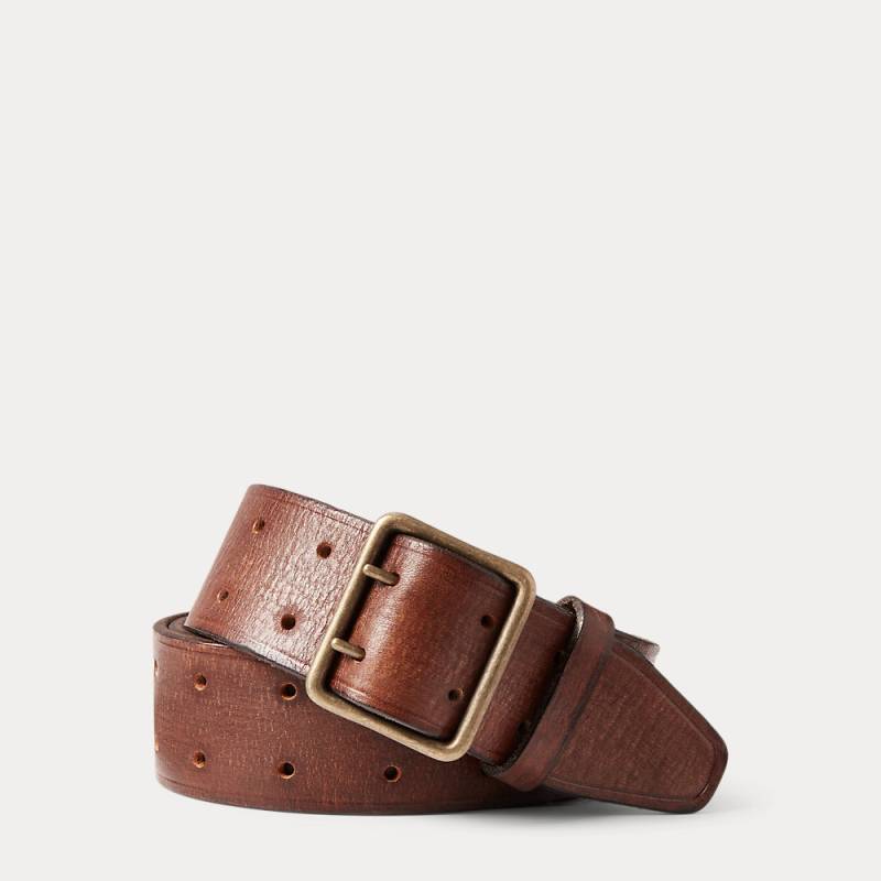 Gürtel aus handpoliertem Leder von RRL