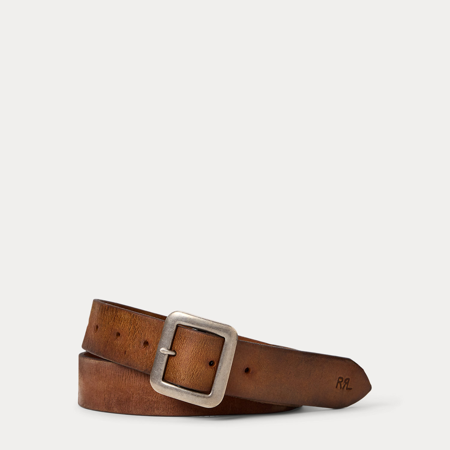 Gürtel aus handpoliertem Leder von RRL