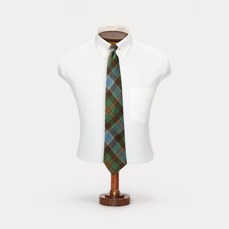 Handgefertigte Krawatte aus Wollechallis von RRL