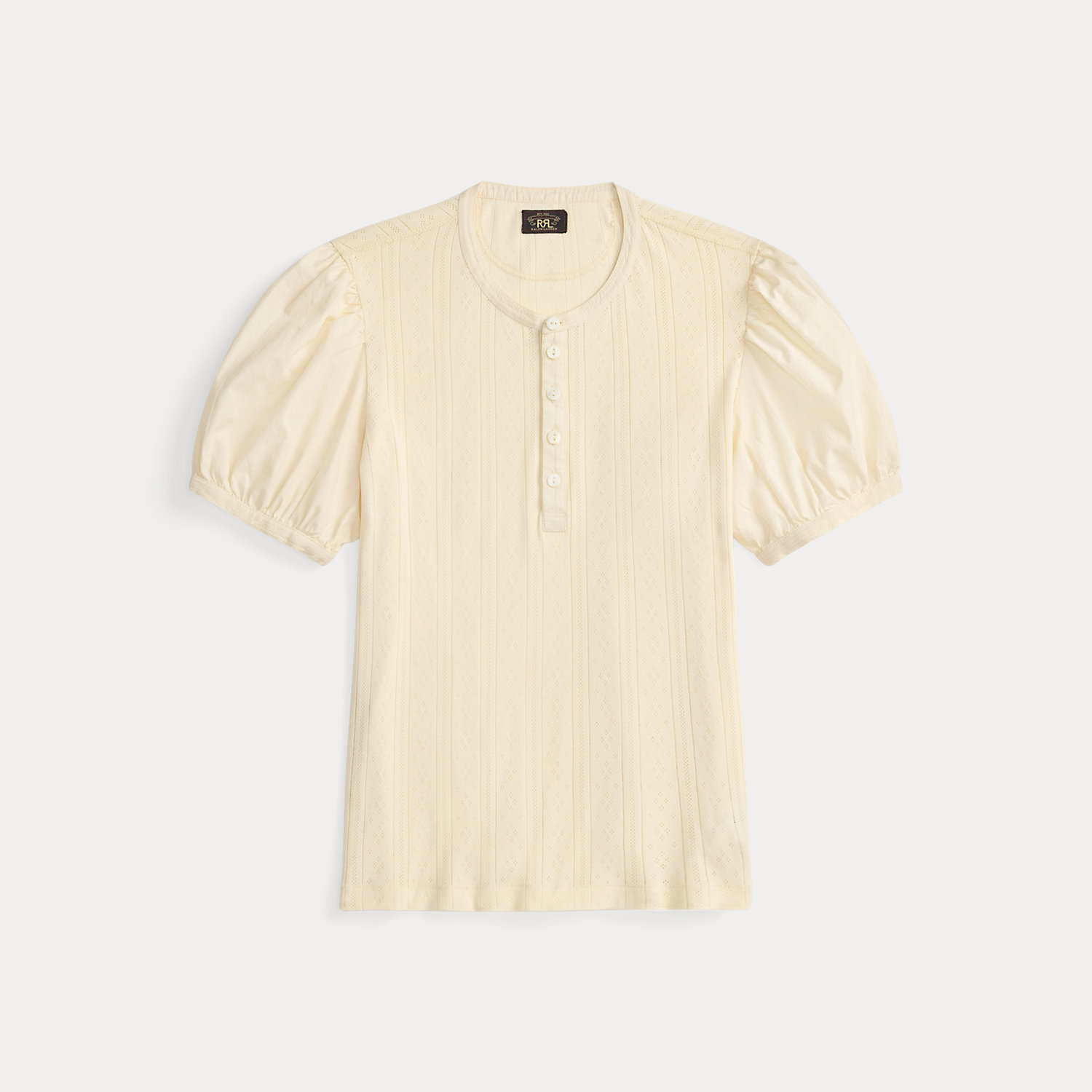 Henley-Oberteil mit Lochmuster von RRL