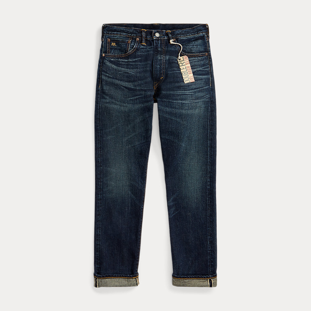 Hohe Slim-Fit Bayview-Selvedge-Jeans von RRL