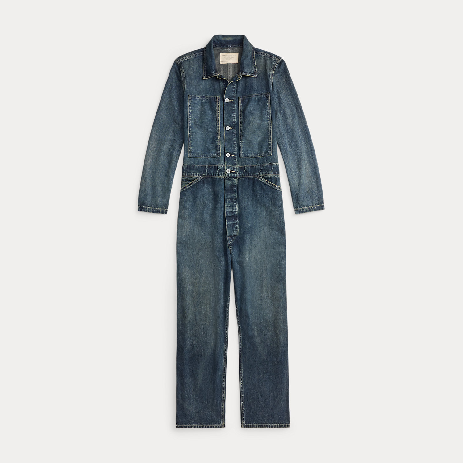Indigoblauer Denim-Overall Hartington von RRL