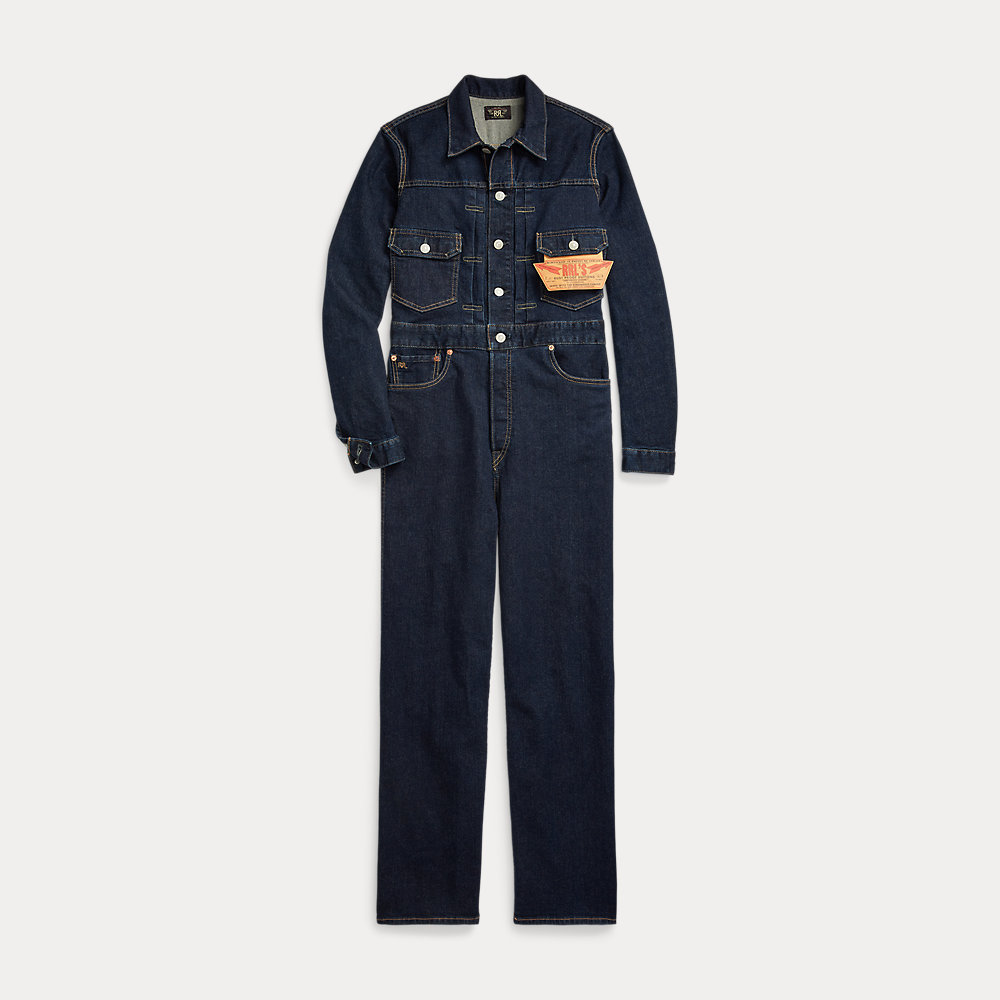 Indigoblauer Denim-Overall von RRL