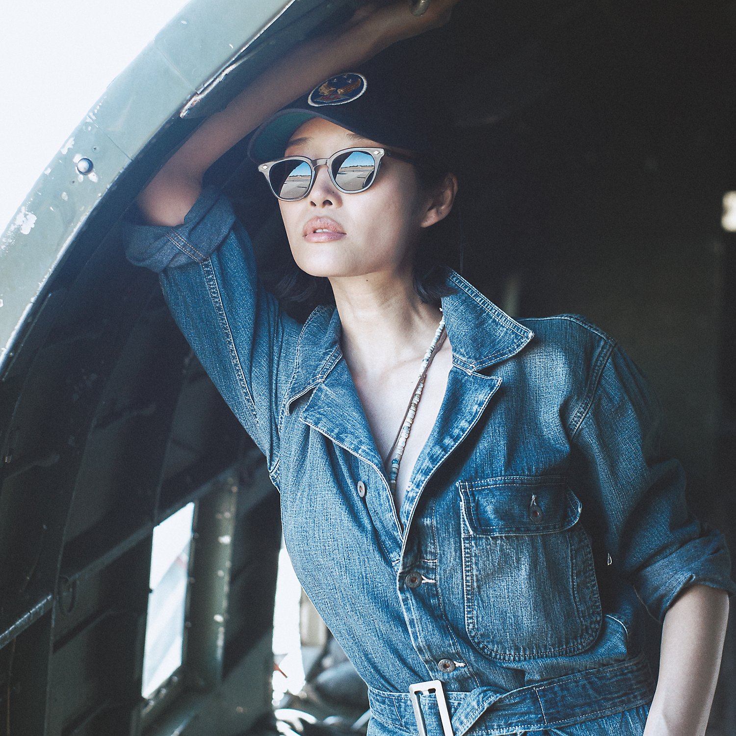 Indigoblauer Denim-Overall von RRL