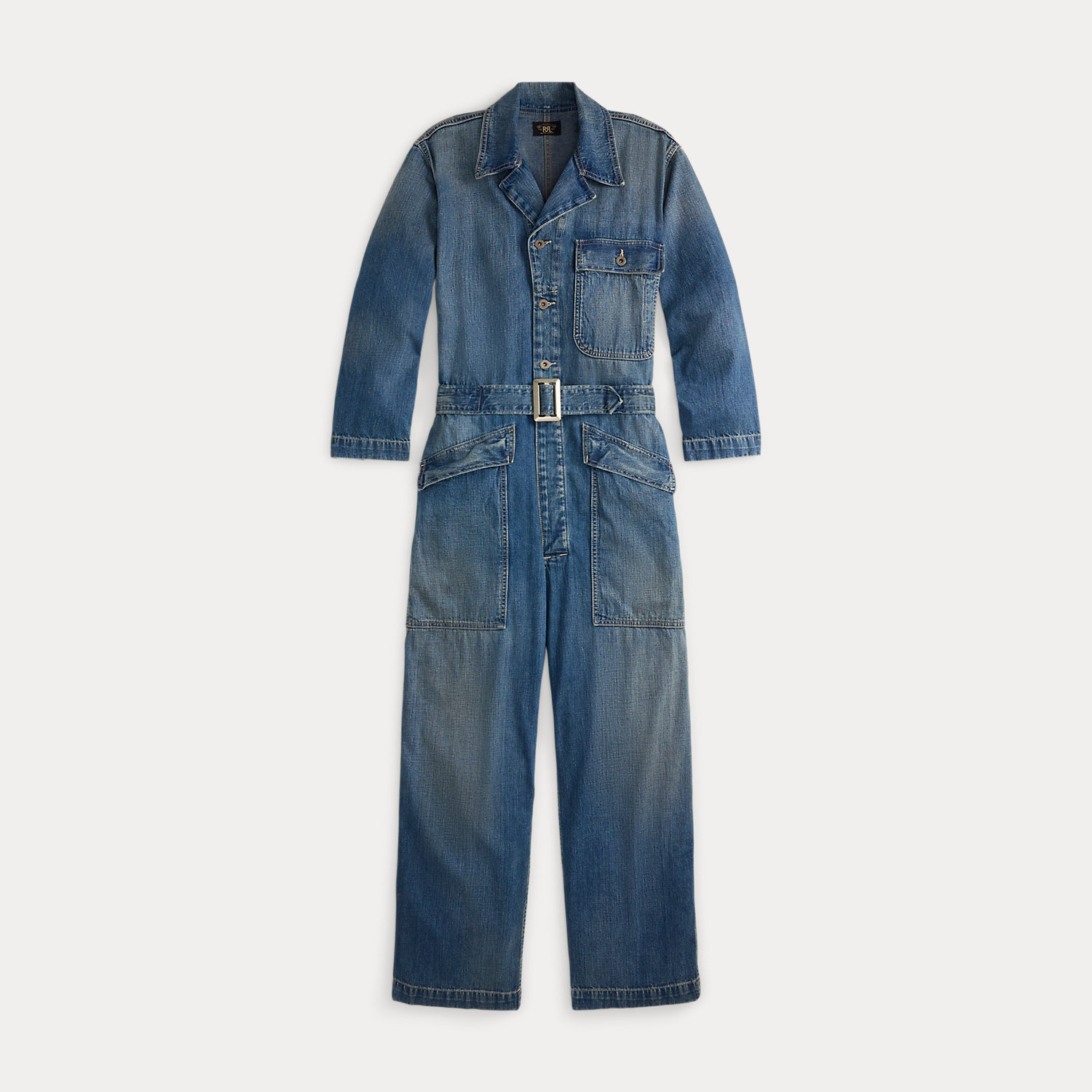 Indigoblauer Denim-Overall von RRL