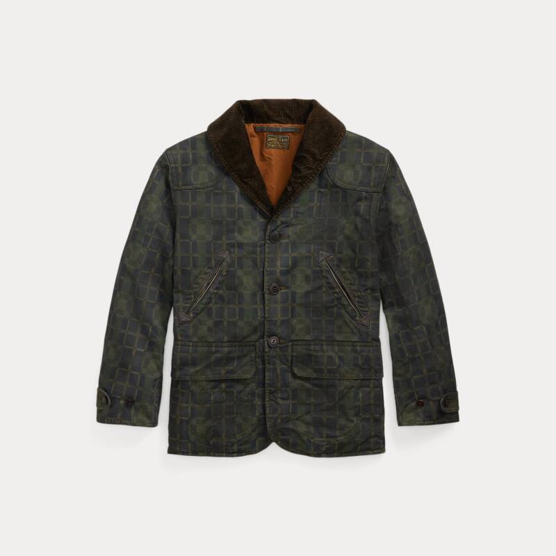 Jacke aus kariertem Wachstuch von RRL