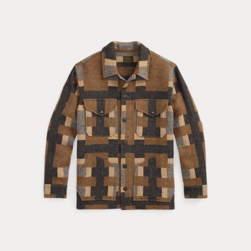 Jacquard-Hemdjacke aus Wollmischung Jacquard-Hemdjacke aus Wollmischung von RRL