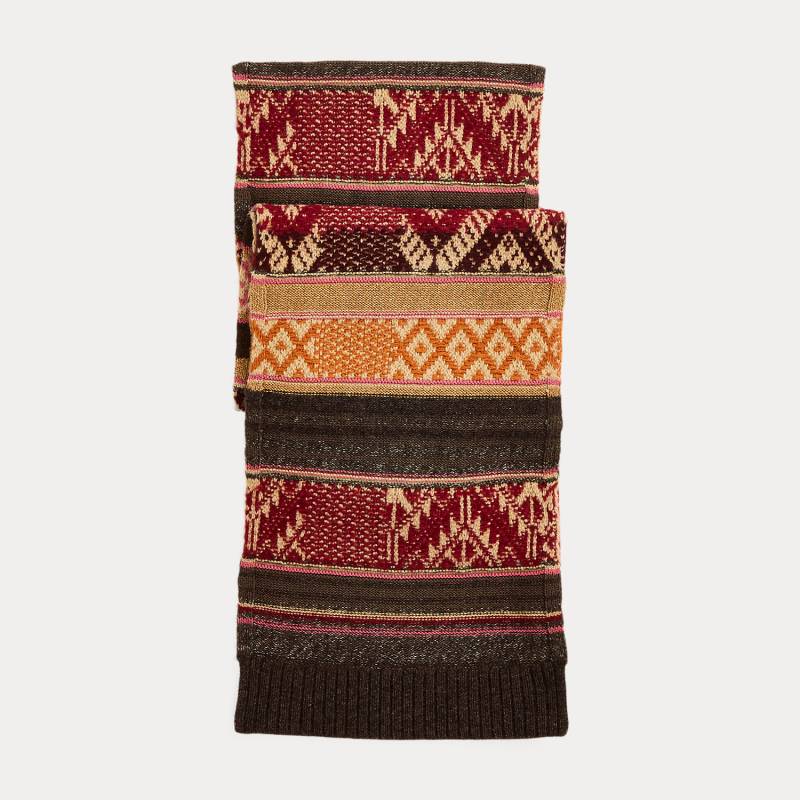 Jacquard-Strickschal aus Wollmischung von RRL