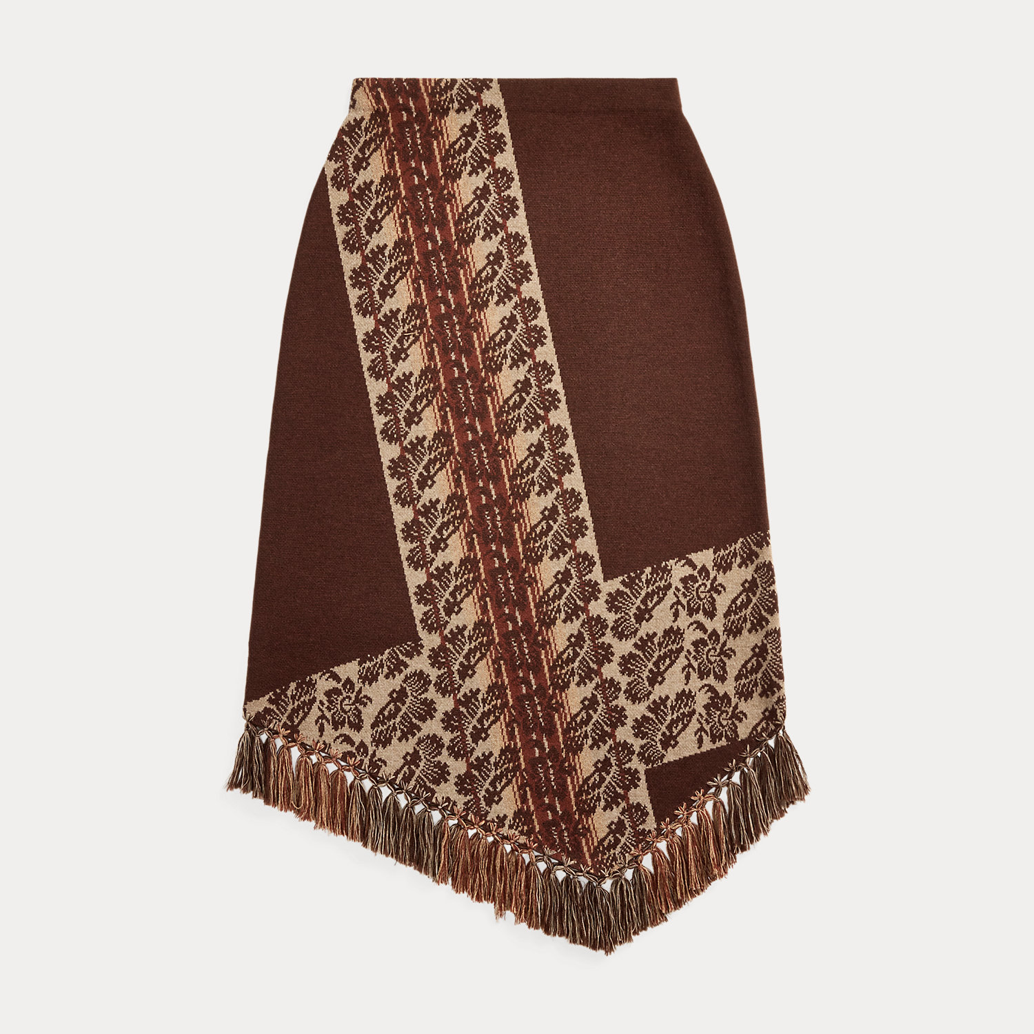 Jacquard-Wollrock mit Fransenbesatz von RRL