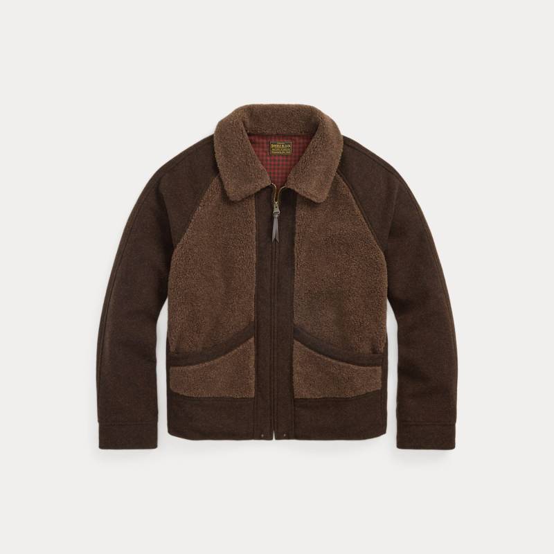 Jacquardjacke mit Fleecebahnen von RRL