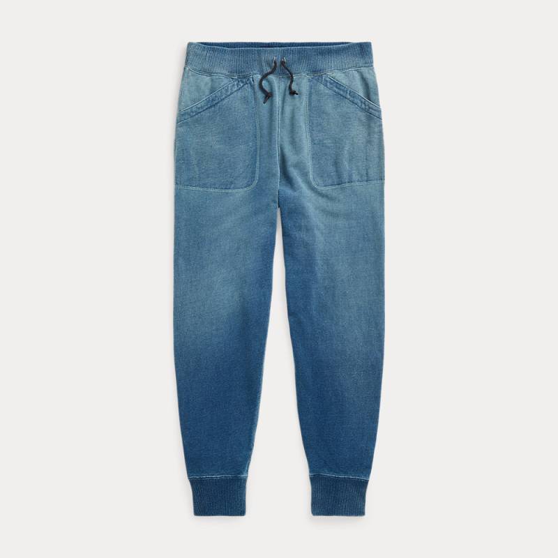 Jogginghose aus French-Terry in Indigo von RRL