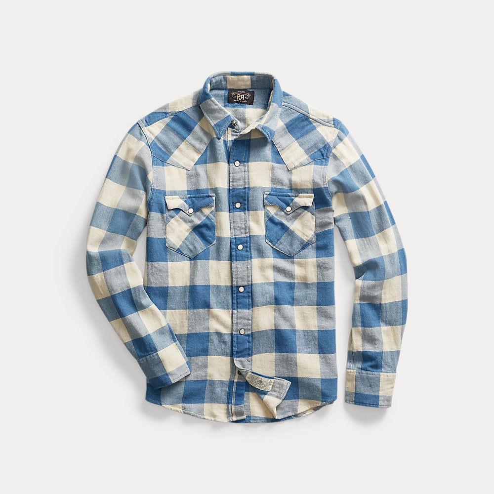 Kariertes Slim-Fit Westernhemd aus Twill Kariertes Slim-Fit Westernhemd aus Twill von RRL