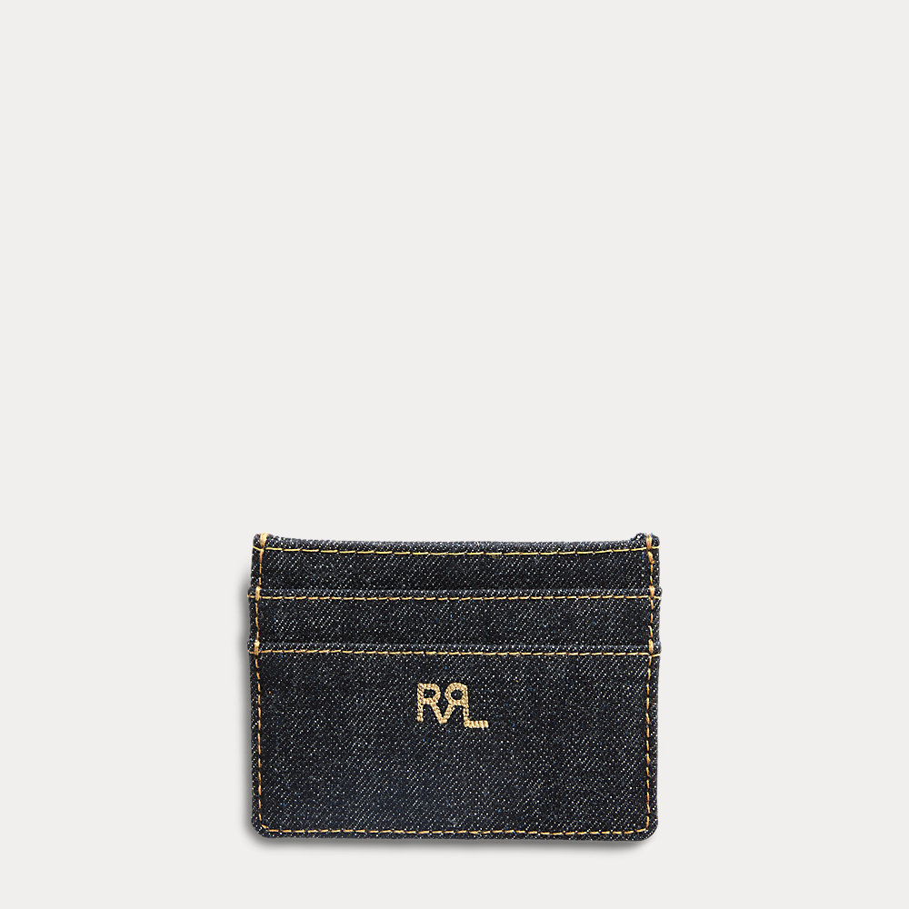 Kartenetui aus indigoblauen Denim von RRL