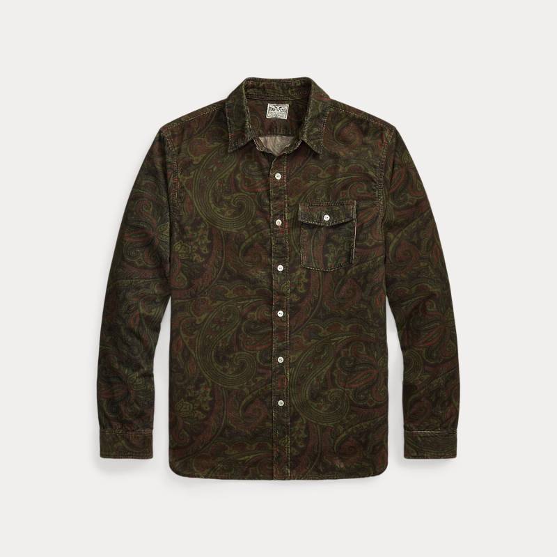 Kordsamt-Arbeitshemd mit Paisley-Druck Kordsamt-Arbeitshemd mit Paisley-Druck von RRL
