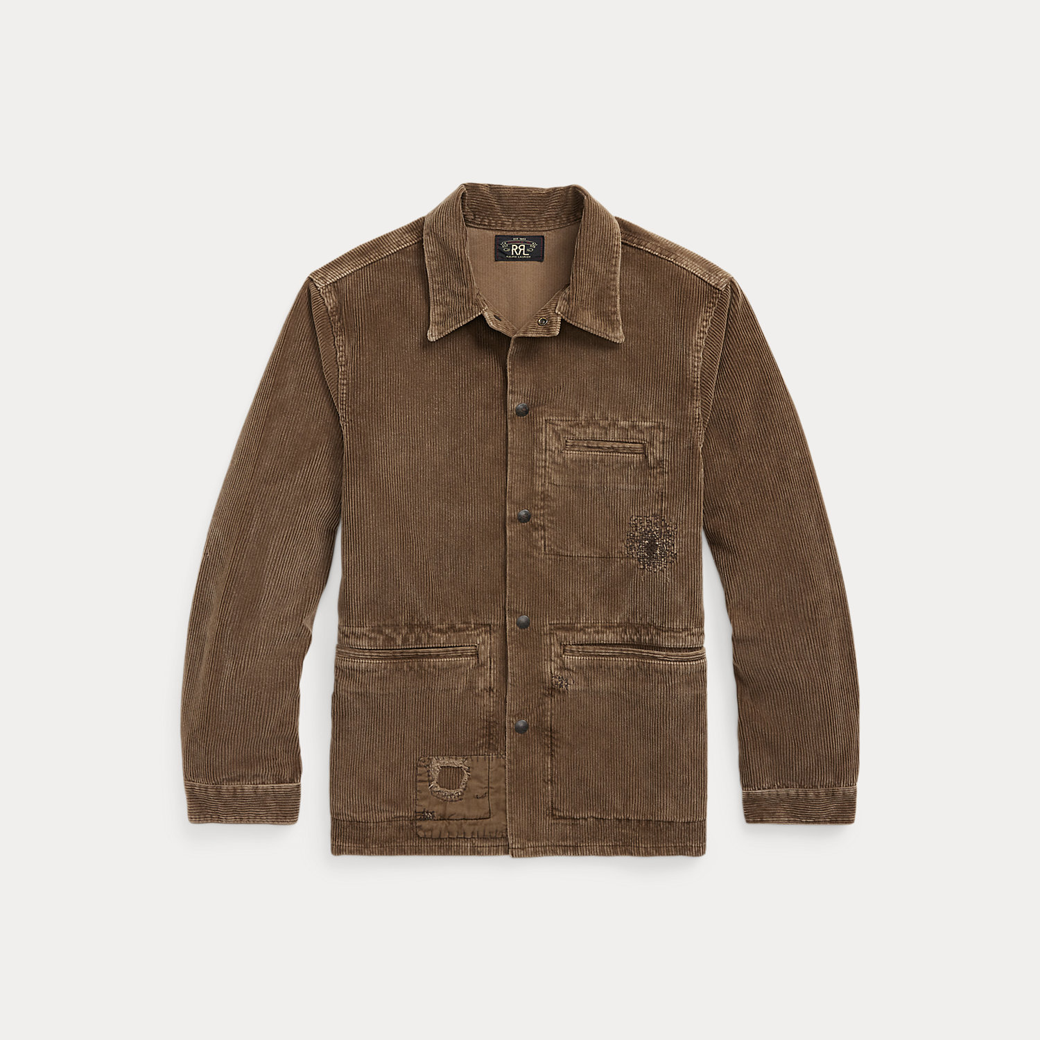 Kordsamt-Hemdjacke in Used-Optik von RRL