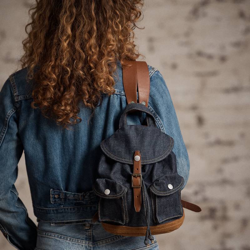 Mini-Rucksack aus Denim von RRL