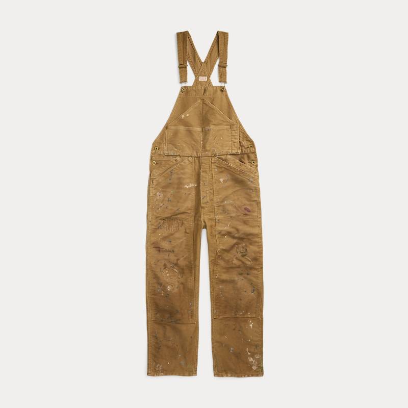 Moleskin-Overall mit Farbspritzern von RRL