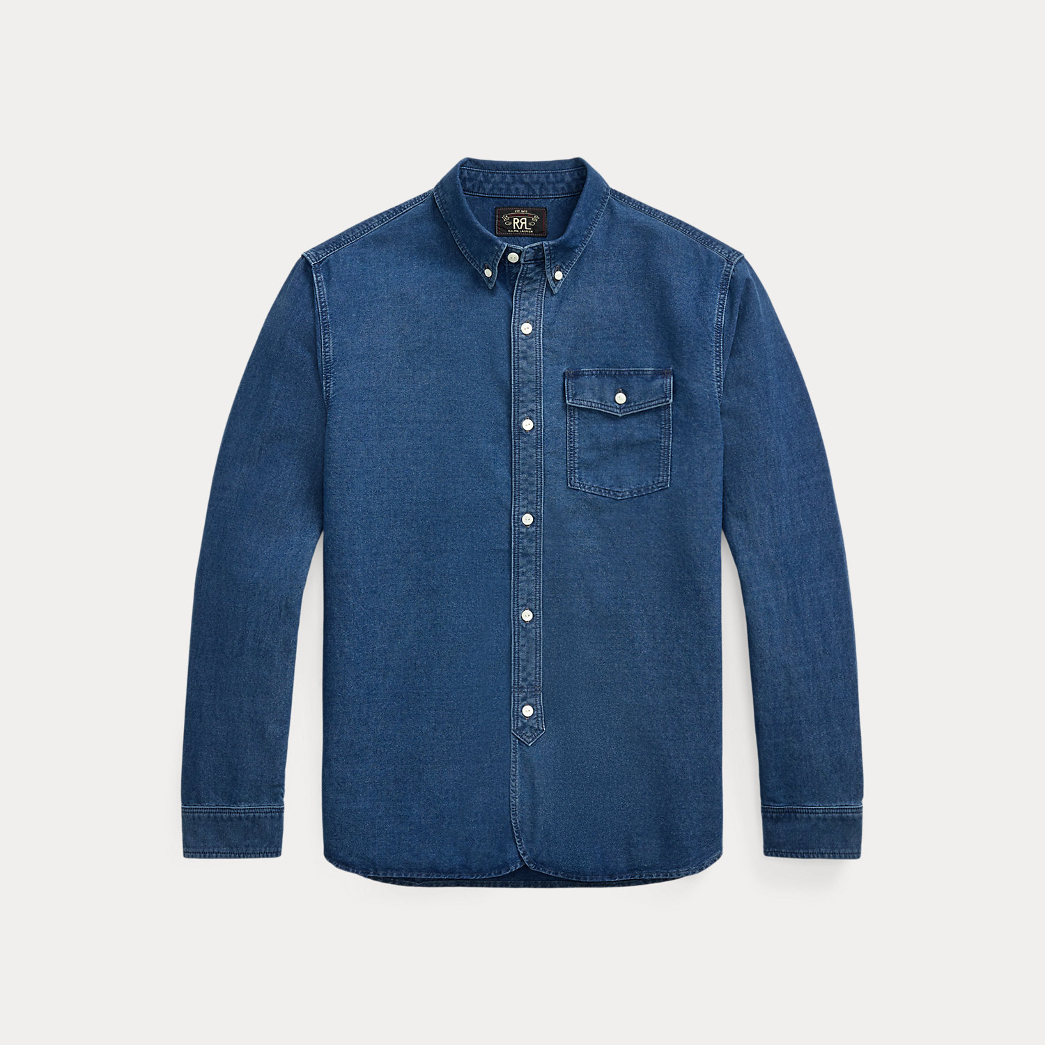 Oxford-Arbeitshemd in Indigo Oxford-Arbeitshemd in Indigo von RRL