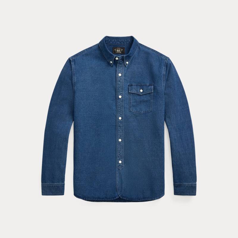 Oxford-Arbeitshemd in Indigo von RRL