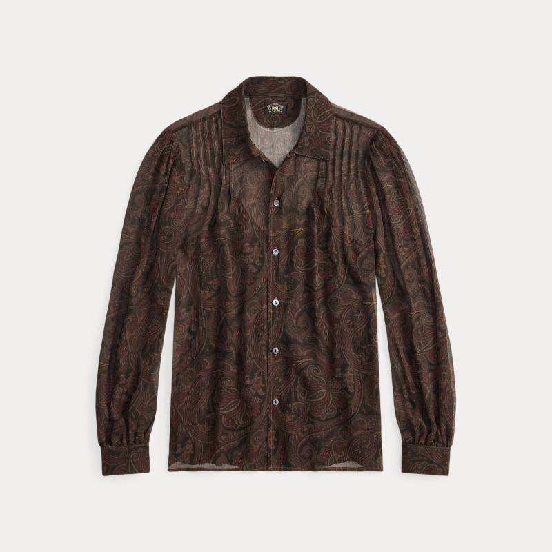 Paisley-Seidenbluse mit Rückenband von RRL