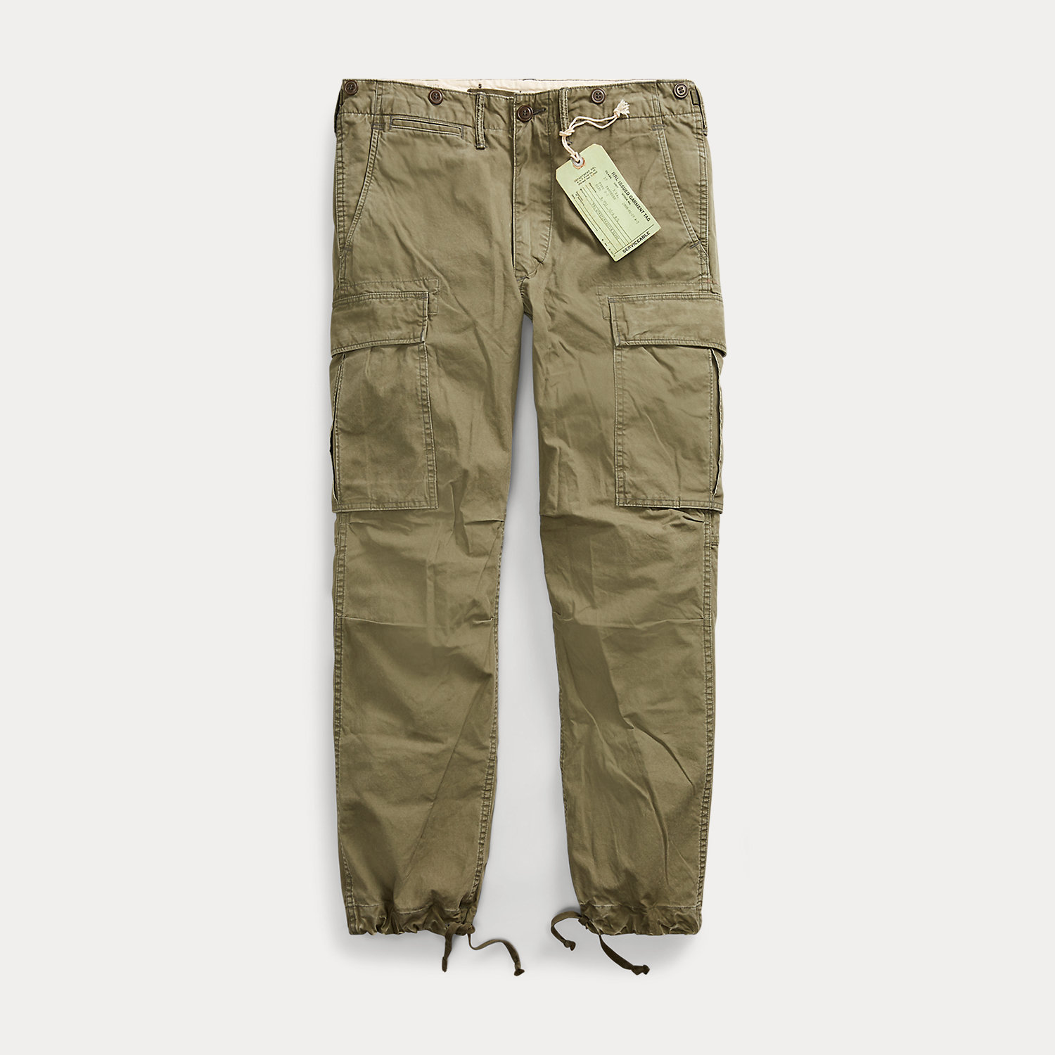 Popeline-Cargohose im Military-Look von RRL
