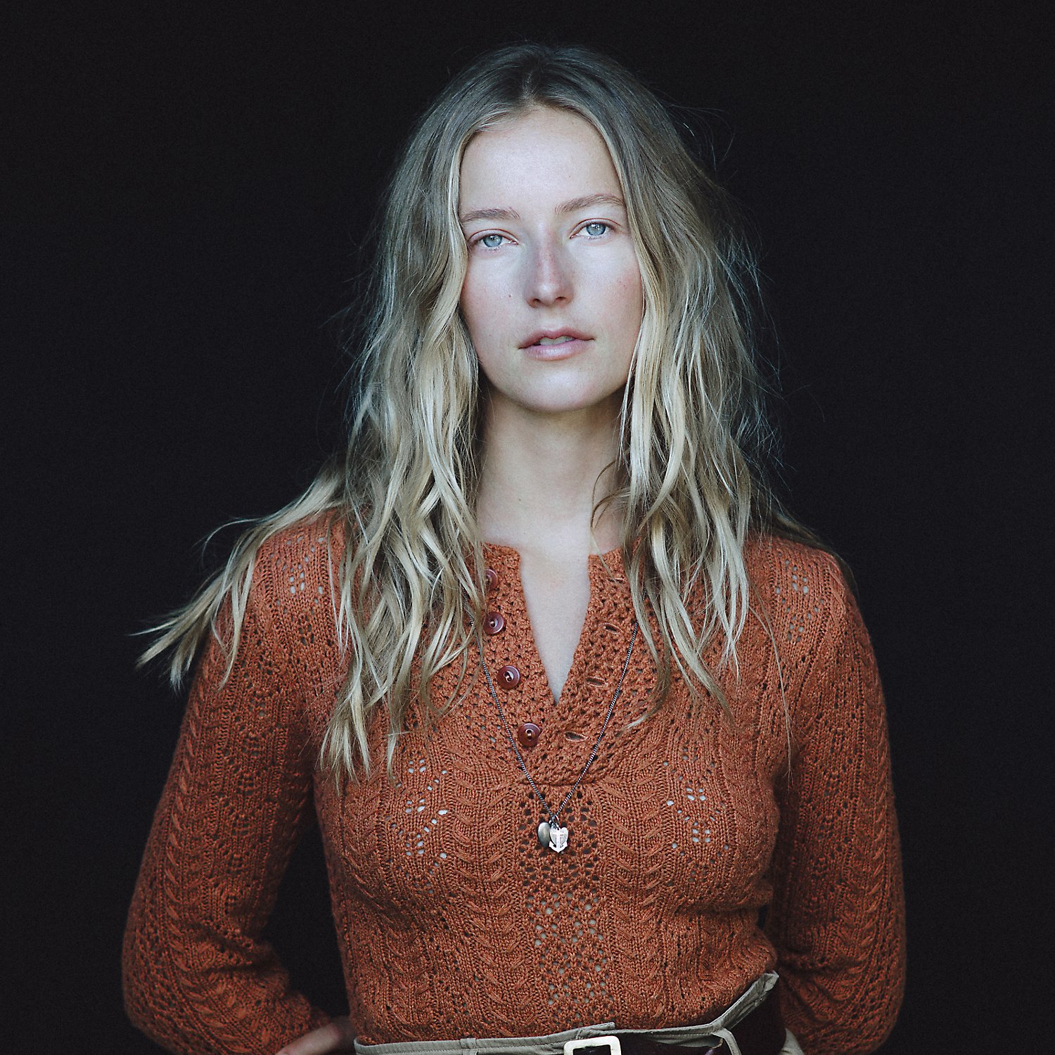 Pullover mit Zopf- und Lochmuster von RRL