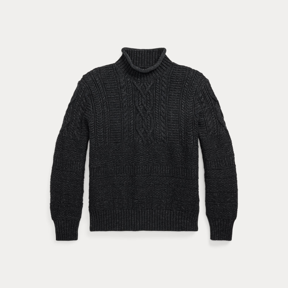 Pullover mit gerolltem Kragen von RRL