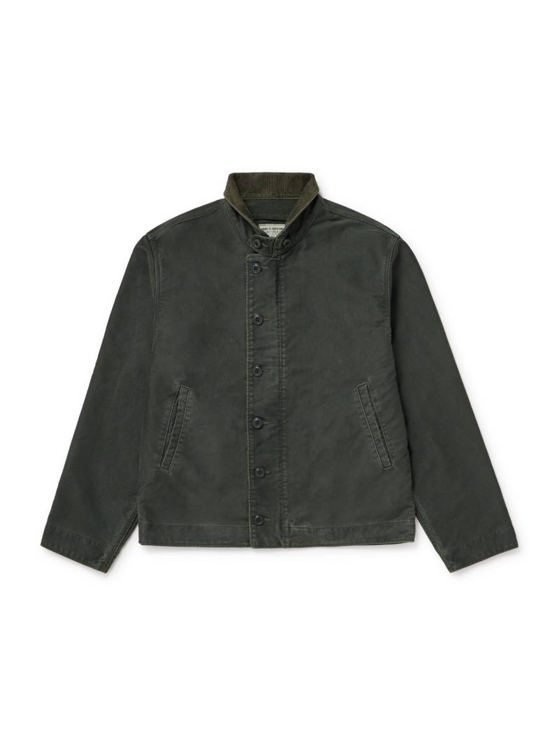 RRL - Corduroy-Trimmed Cotton Jacket - Men - Black - M von RRL