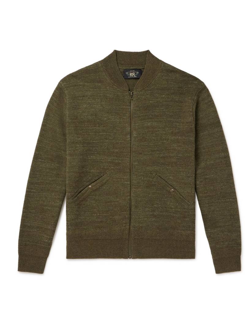 RRL - Cotton and Wool-Blend Cardigan - Men - Green - L von RRL