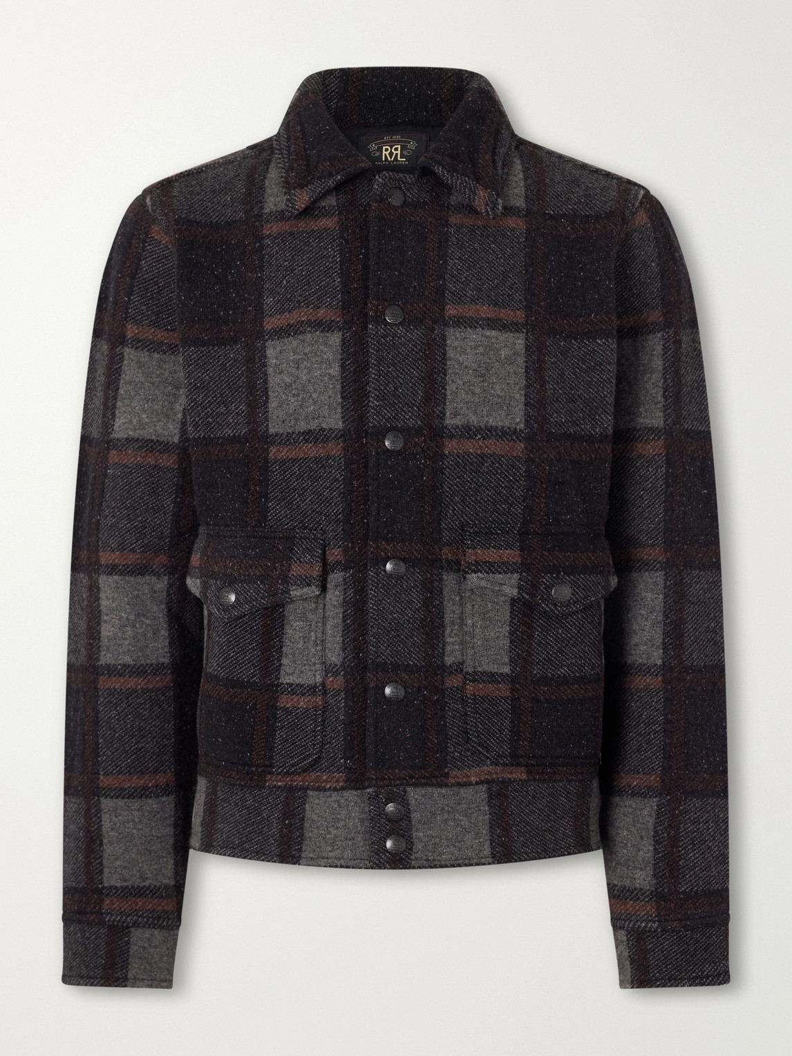 RRL - Raston Checked Wool Jacket - Men - Gray - M von RRL