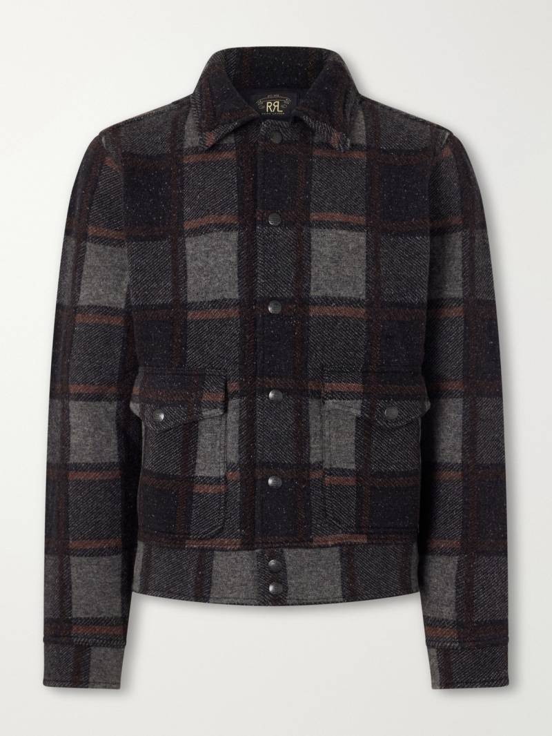 RRL - Raston Checked Wool Jacket - Men - Gray - M von RRL