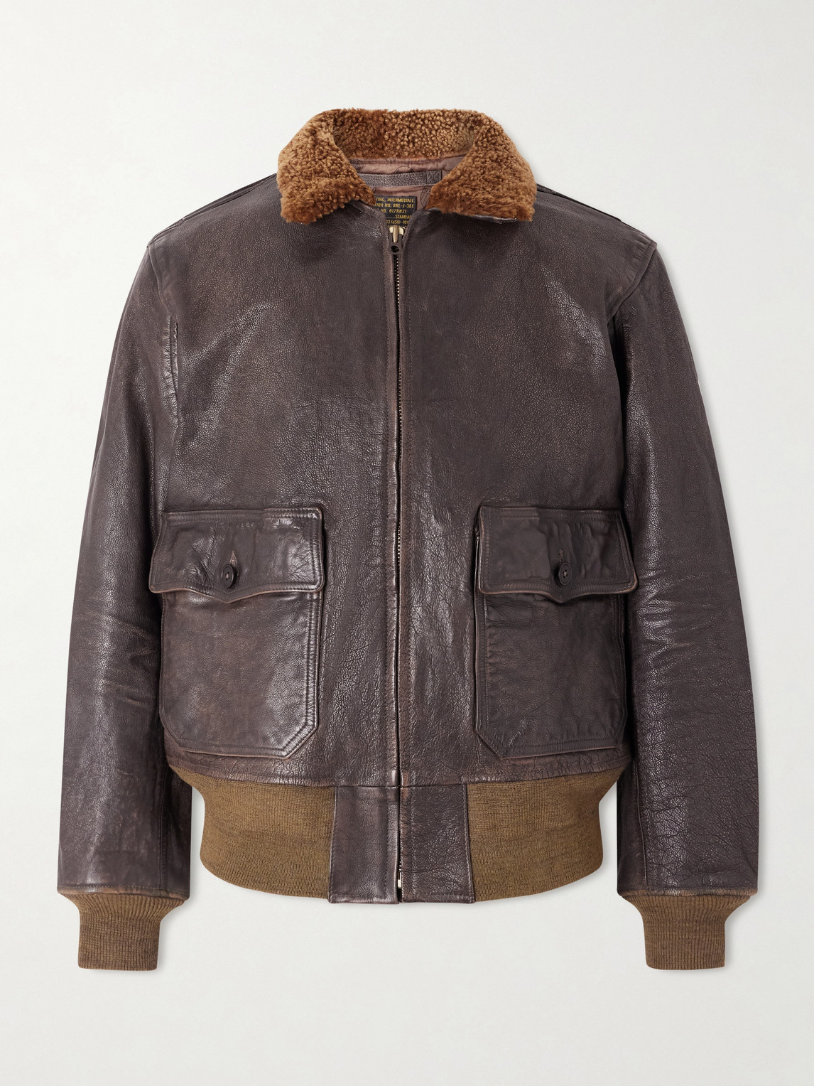 RRL - Shearling Jacket - Men - Brown - M von RRL