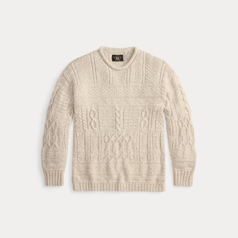 Rollkragenpullover mit Zopfmuster von RRL