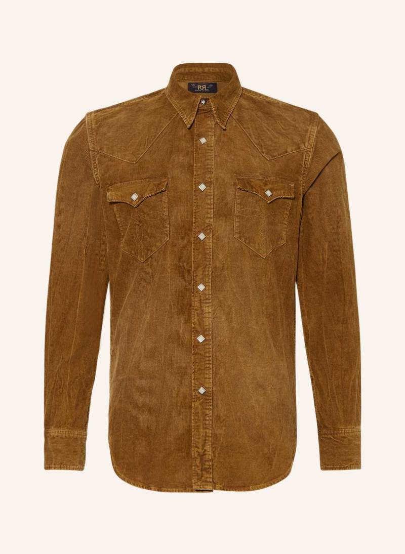Rrl Cordhemd Regular Fit braun von RRL