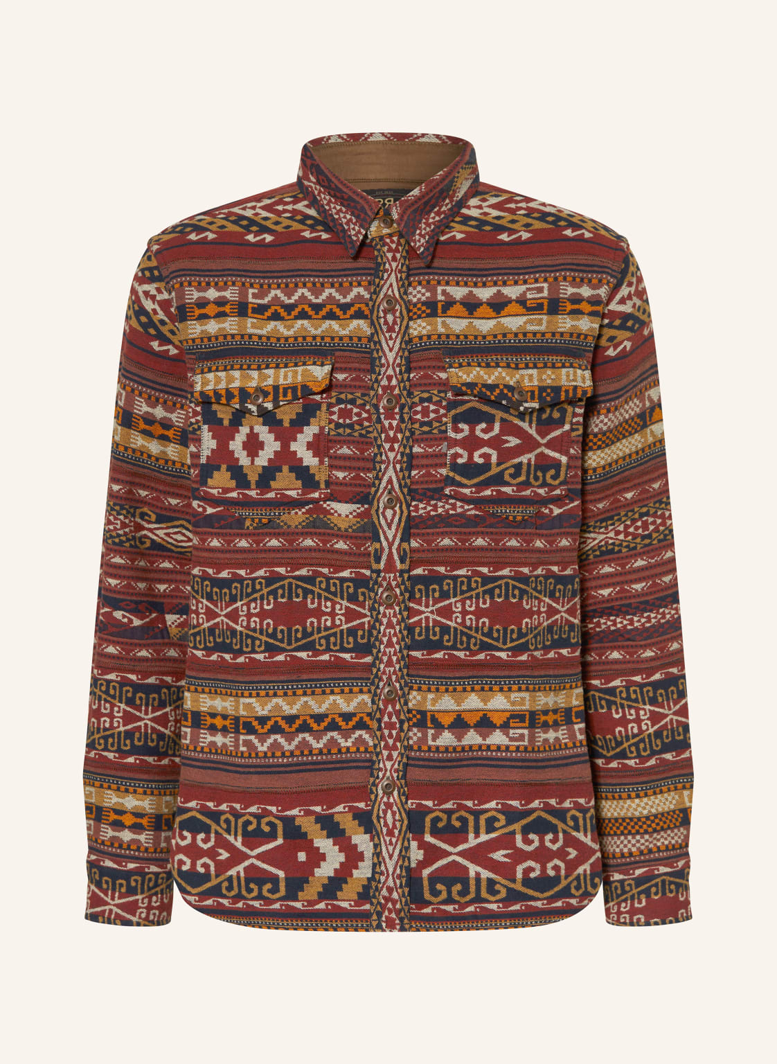 Rrl Hemd Regular Fit rot von RRL