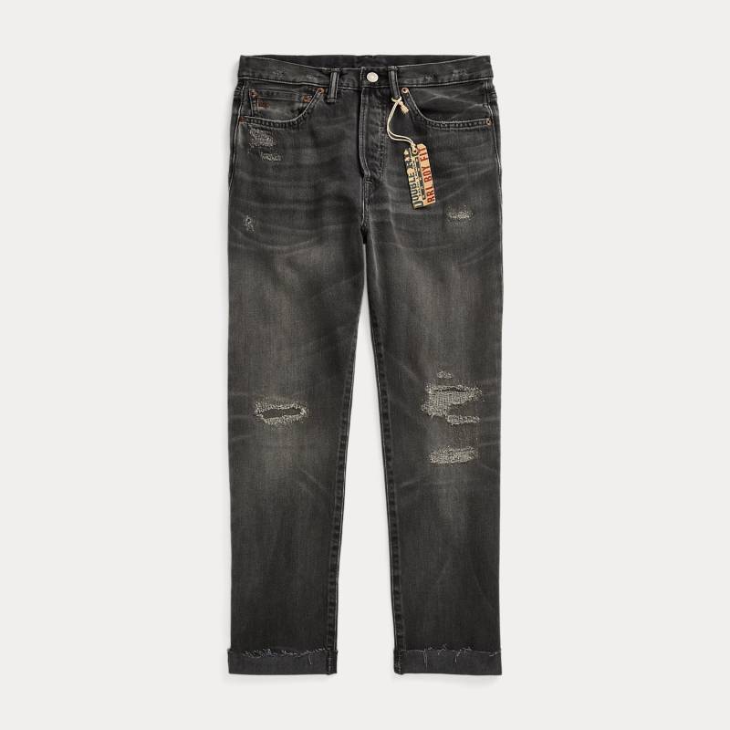Schwarze Boy-Fit Jeans in Used-Optik von RRL