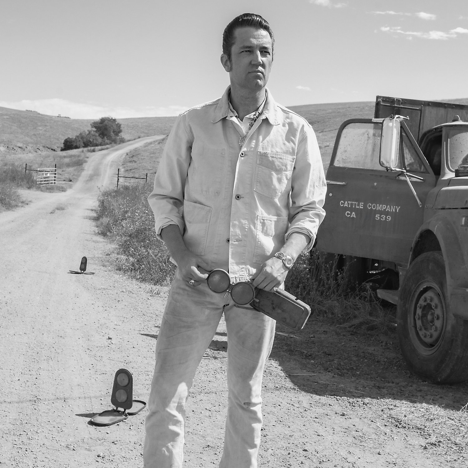 Segeltuchjacke mit Kordsamtbesatz von RRL