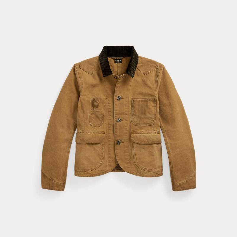 Segeltuchjacke mit Kordsamtkragen von RRL