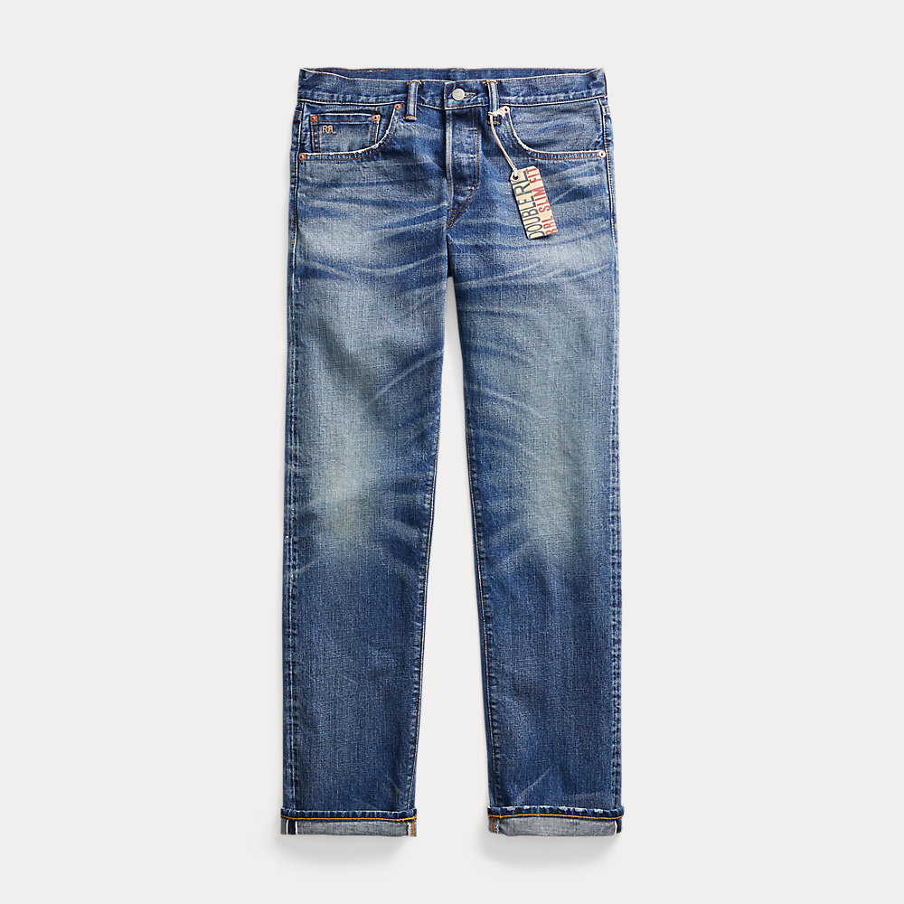 Slim-Fit-Jeans mit Hillsview-Waschung von RRL