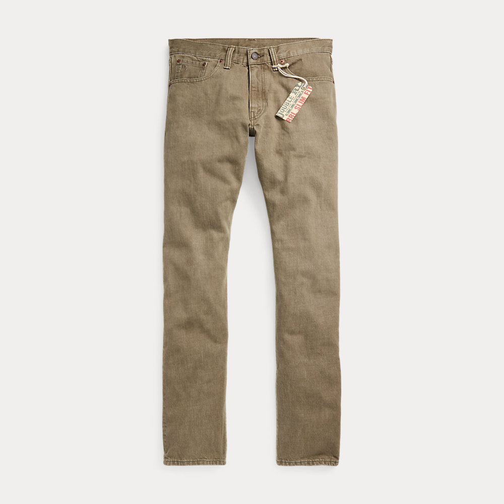 Slim-Fit Jeans Olive von RRL