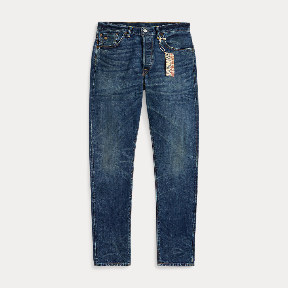 Slim-Fit-Jeans mit Grandfalls-Waschung von RRL