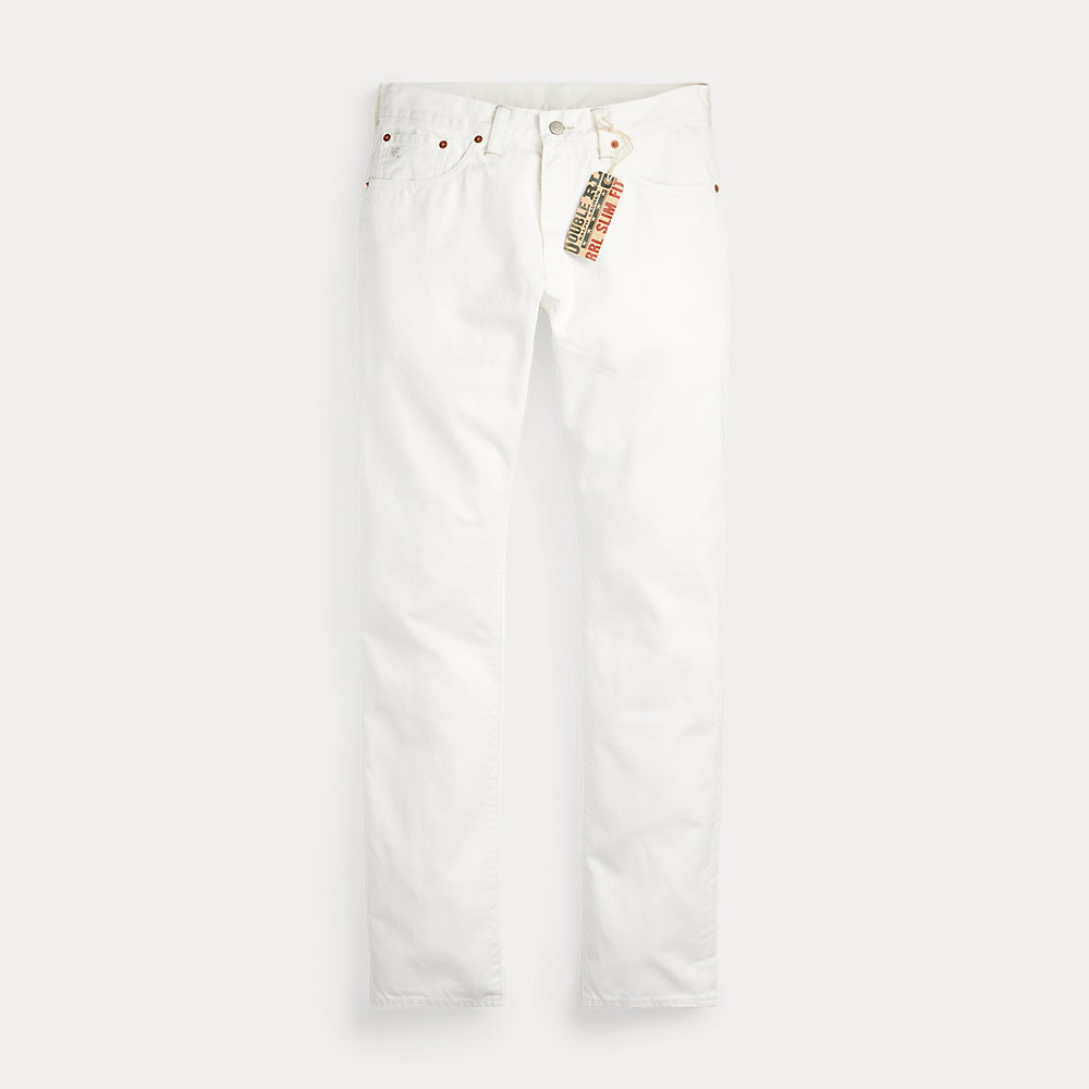 Slim-Fit-Jeans mit Whitestone-Waschung von RRL