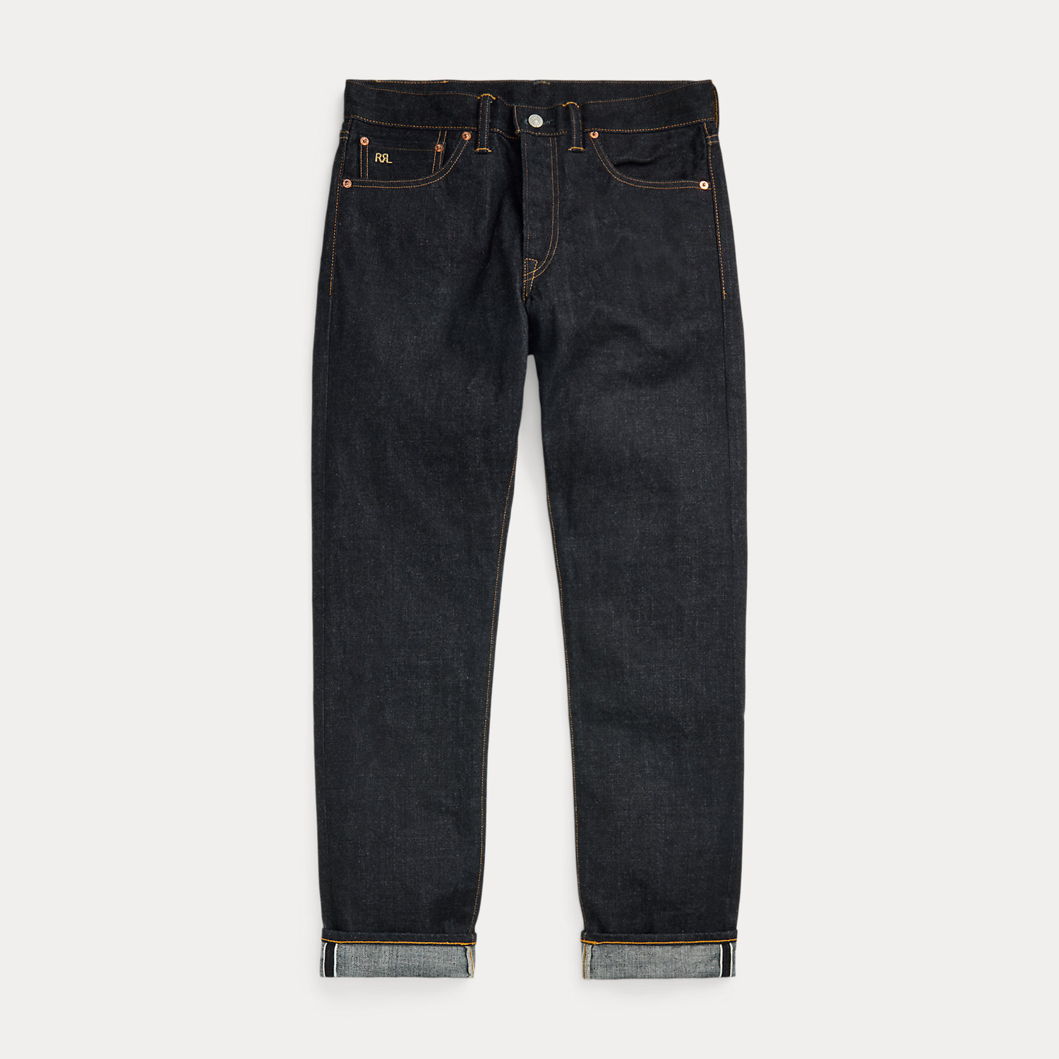 Slim-Fit Jeans mit hoher Leibhöhe von RRL