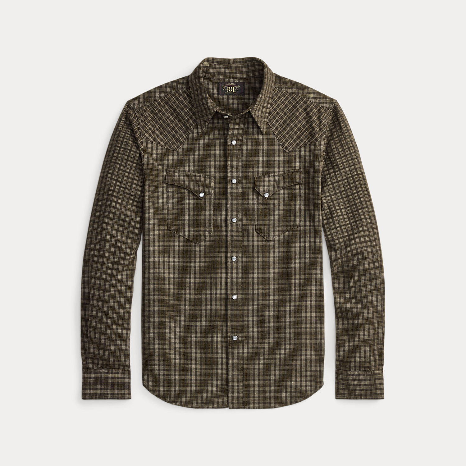 Slim-Fit Karo-Westernhemd von RRL