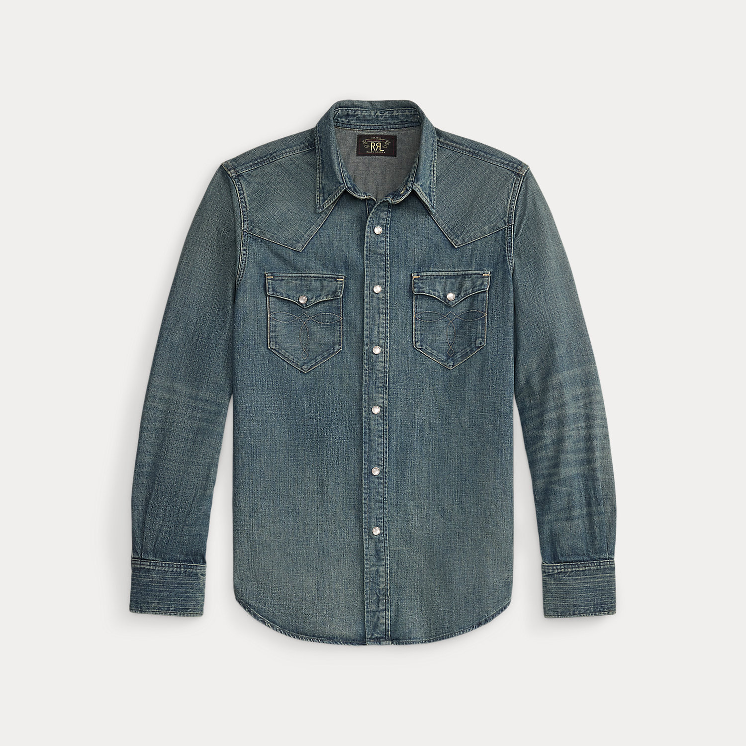 Slim-Fit-Westernhemd aus Denim von RRL