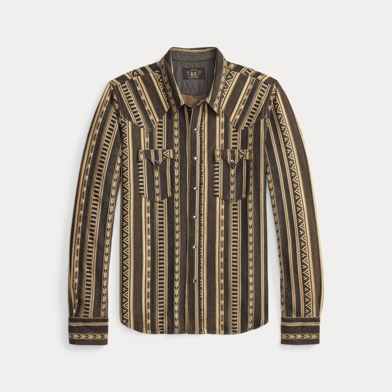 Slim-Fit Westernhemd aus Jacquardstrick von RRL