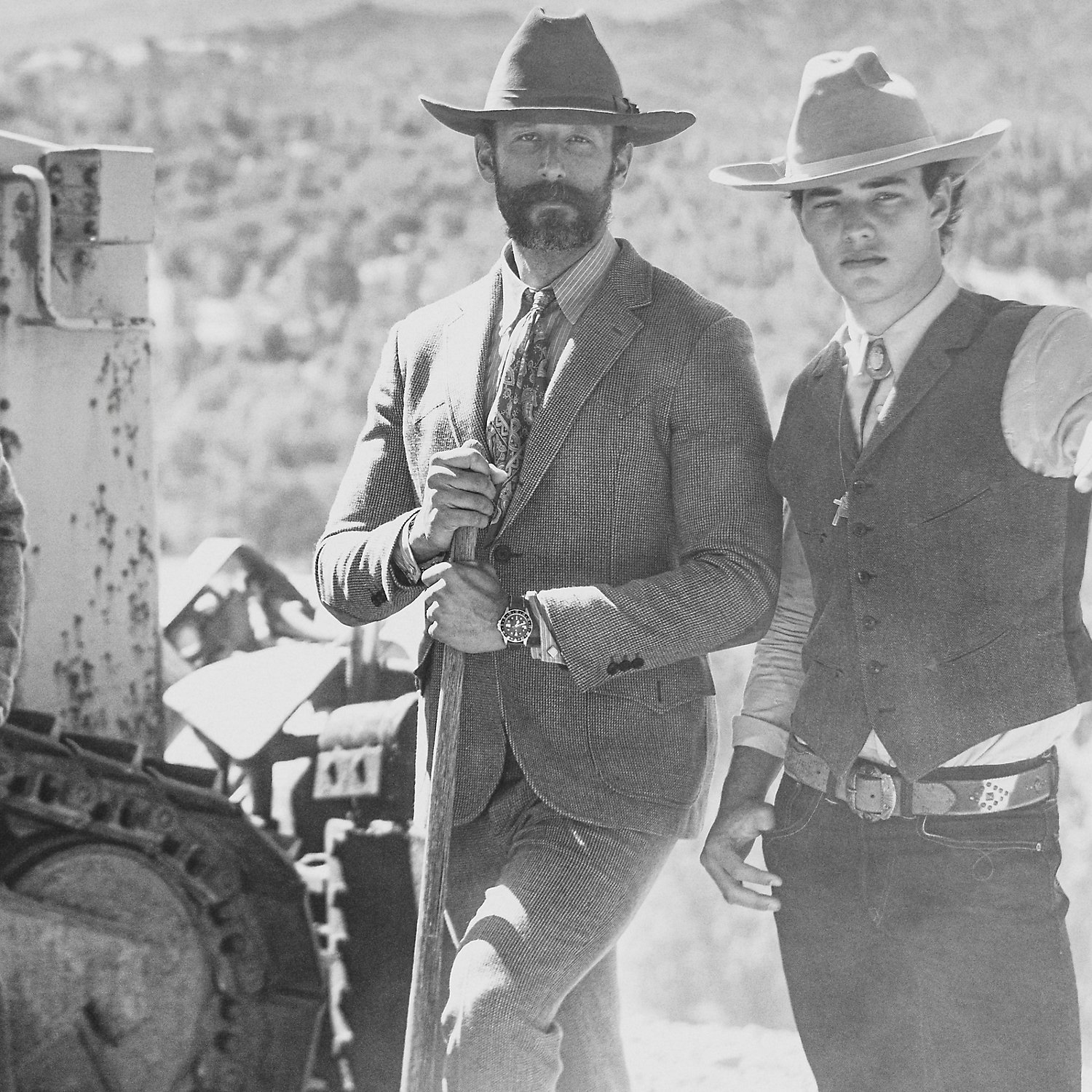 Slim-Fit Westernhose aus Tweed von RRL